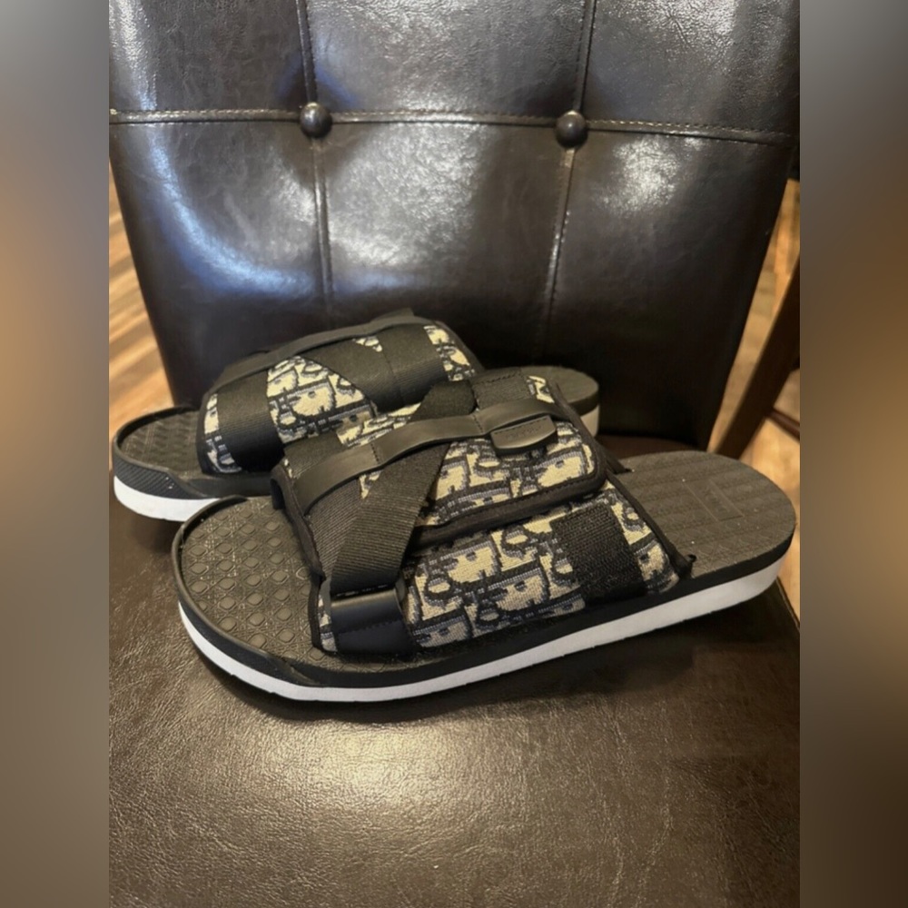 Dior Oblique Slides sz 44